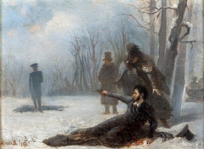 El último disparo de Alejandro Pushkin de Adrian Markovich Volkov