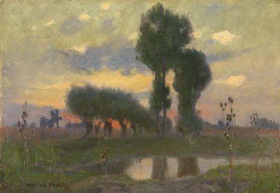 Atardecer en la Llanura de Adrian Scott Stokes