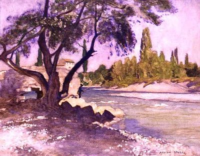 El Durance en Sisteron, Francia de Adrian Scott Stokes