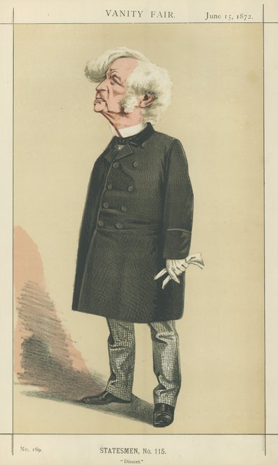 Sr. Samuel Morley (litografía en color) de Adriano Cecioni