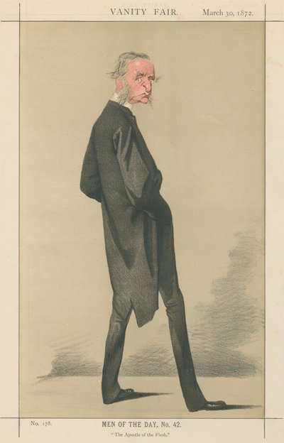 El apóstol de la carne, Canon Kingsley (serie Vanity Fair) de Adriano Cecioni