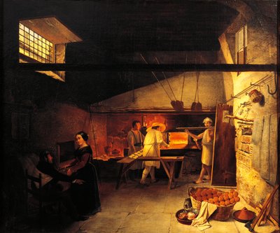 Interior de la panadería de Adriano Trojani
