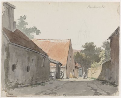 Vista de una calle de Harderwijk
Harderwijk (título en el objeto) de Adrianus Eversen