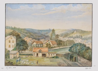 Vista de Soden-am-Taunus, Alemania de Adrianus Johannes Bik