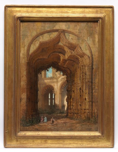 Iglesia en ruinas de Adrien Dauzats
