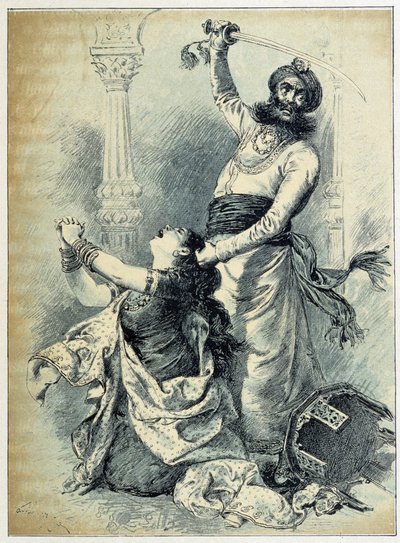 Barba Azul - en “Les Contes de Fées” de Charles Perrault, ilustraciones de Adrien Marie de Adrien Emmanuel Marie