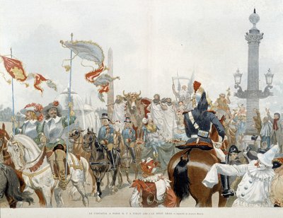 Carnaval en París: buey gras de Adrien Emmanuel Marie