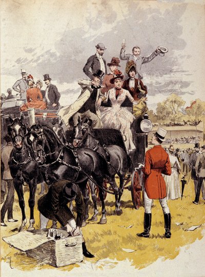 Carrera a campo traviesa por Berny de Adrien Emmanuel Marie
