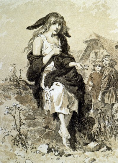 Piel de Asno - en “Los cuentos de hadas” de Charles Perrault, ilustraciones de Adrien Marie de Adrien Emmanuel Marie