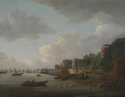 Vista imaginaria del puente de Westminster de Adrien Leprieur