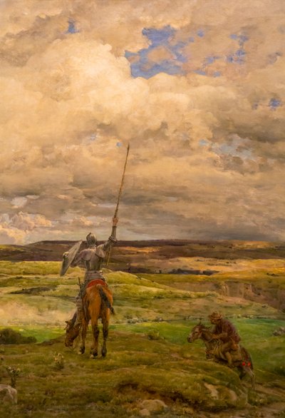 Don Quijote de la Mancha por el artista francés Adrien Demont de Adrien Louis Demont