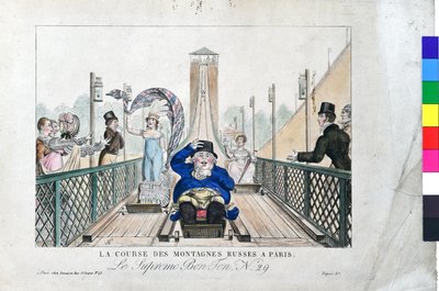 Carrera de las Montañas Rusas en París de Adrien Pierre Francois Godefroy