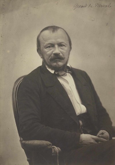 Retrato de Gérard de Nerval 1808-1855, 1854 de Adrien Tournachon