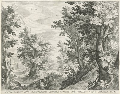 paisaje forestal de Egidius  Sadeler (II)