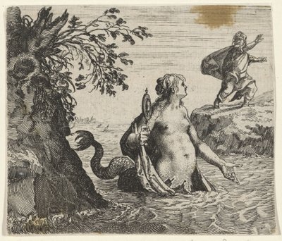La fábula de la sirena de Egidius  Sadeler (II)