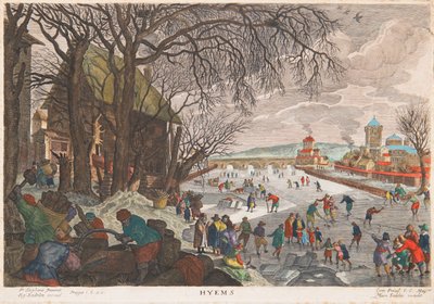 Alegoría del Invierno de Aegidius Sadeler