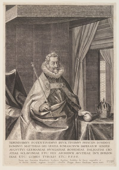 Emperador Matías de Aegidius Sadeler II