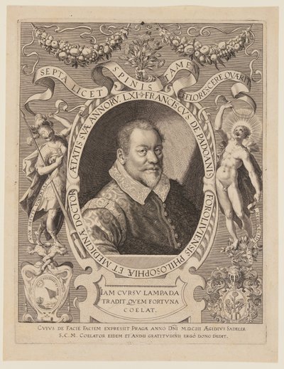 Franciscus de Padoanis Foroliviensis (Francisco de Forli) de Aegidius Sadeler II