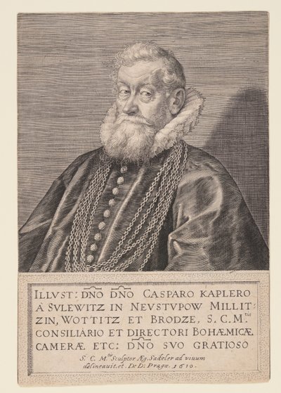 Gaspard Kaplir von Sulewitz, Consejero del Emperador de Aegidius Sadeler II