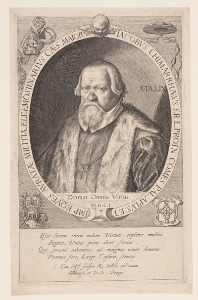 Jacob Chimarrhaeus, Gran Almirante de Rodolfo II de Aegidius Sadeler II