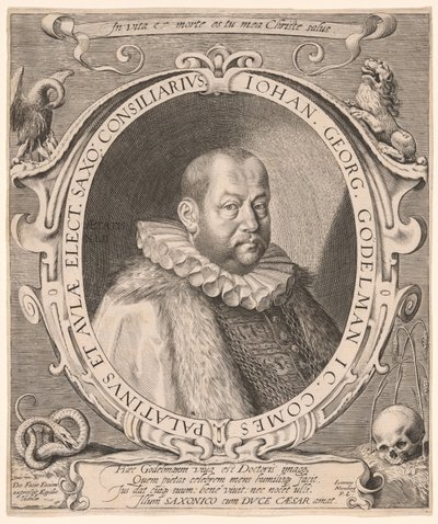 Johann Georg von Gödelmann, profesor de Derecho, diplomático de Aegidius Sadeler II