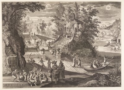 Mayo/Junio, de Los Doce Meses de Aegidius Sadeler II