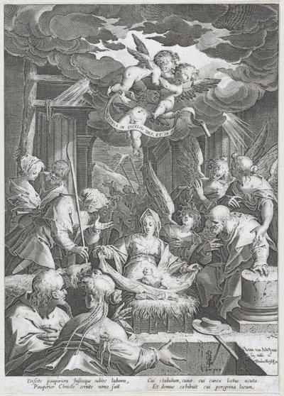 Natividad de Aegidius Sadeler II