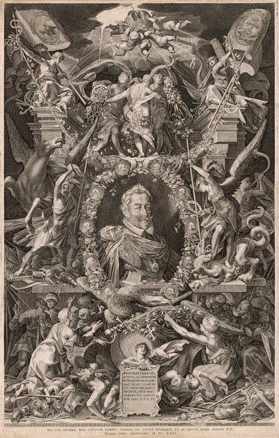 Retrato del emperador Matías de Aegidius Sadeler II