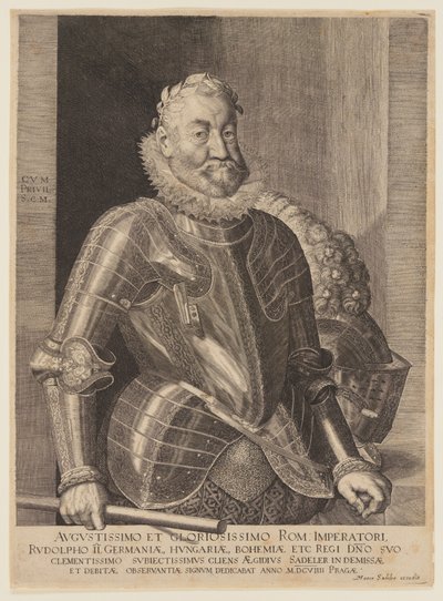 Rodolfo II, Emperador del Sacro Imperio Romano Germánico de Aegidius Sadeler II