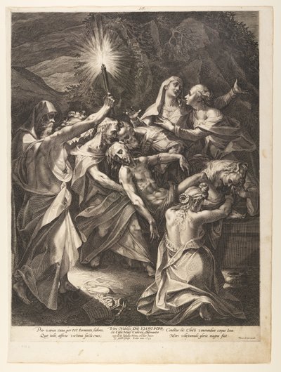 El entierro de Aegidius Sadeler II