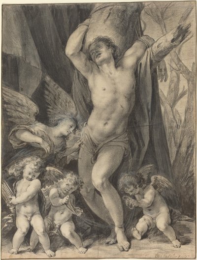 El Martirio de San Sebastián de Aegidius Sadeler II
