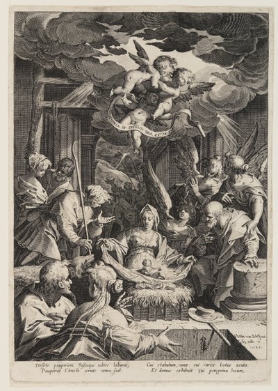 La Natividad de Aegidius Sadeler II