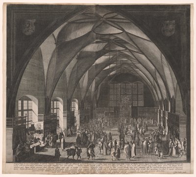 Sala Vladislav, Castillo de Praga, la Feria Anual de Aegidius Sadeler II