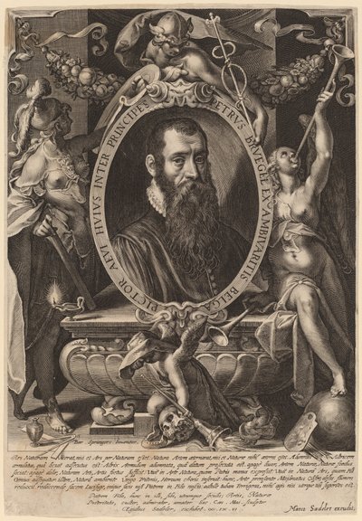 Pieter Brueghel, el Joven de Aegidius Sadeler II after Bartholomaeus Spranger