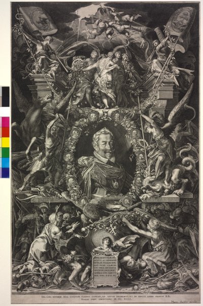 Emperador del Sacro Imperio Romano Germánico Mateo I de Aegidius Sadeler or Saedeler