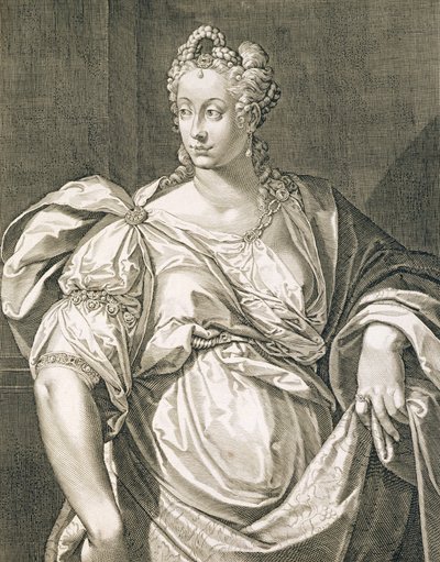 Livia Drusila (c.55 a.C. - 29 d.C.) esposa de Octavio de Aegidius Sadeler or Saedeler