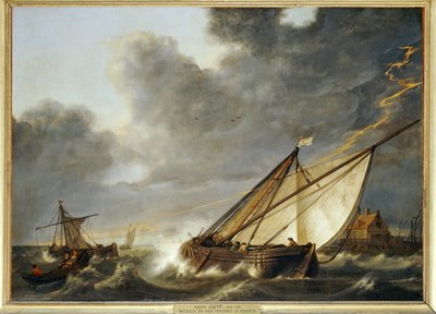 Barco en el estuario de Holland