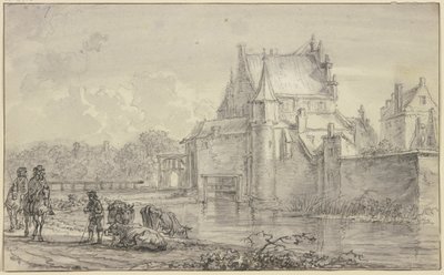 La antigua puerta de Delft en Róterdam de Aelbert Cuyp
