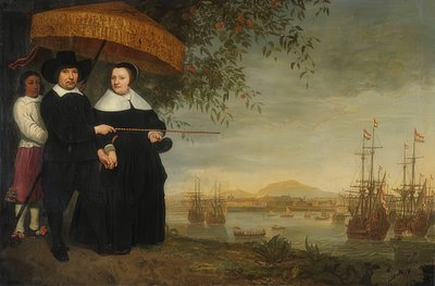 Comerciante de la Compañía Holandesa de las Indias Orientales (VOC). Hacia 1640-60 de Aelbert Cuyp
