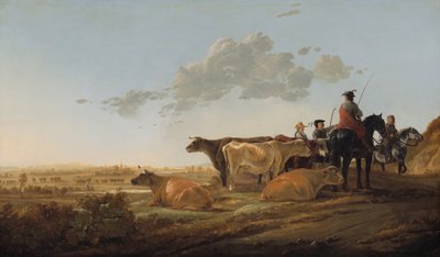 Paisaje con pastores de Aelbert Cuyp
