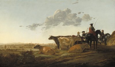 Paisaje con Pastores, c.1650-52 de Aelbert Cuyp