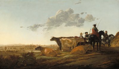 Paisaje con pastores de Aelbert Cuyp