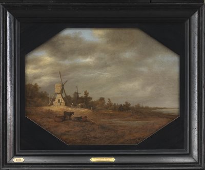 Paisaje con molinos de viento de Aelbert Cuyp