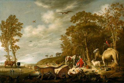 Orfeo toca para los animales de Aelbert Cuyp