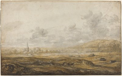 Paisaje panorámico a lo largo del Rin de Aelbert Cuyp