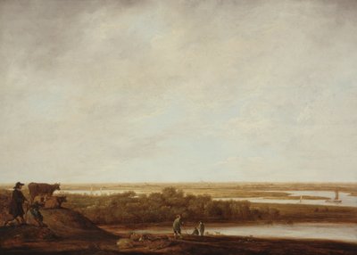 Paisaje Panorámico con Pastores de Aelbert Cuyp