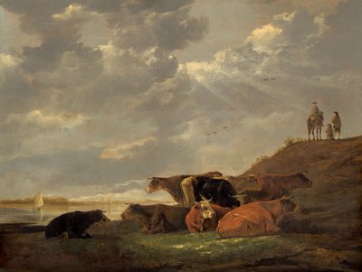 Paisaje Fluvial con Vacas de Aelbert Cuyp