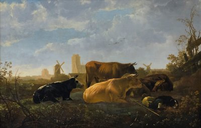 El pequeño Dort, c.1650-52 (óleo sobre roble) de Aelbert Cuyp