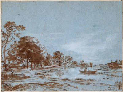 Paisaje Fluvial a la Luz de la Luna de Aert van der Neer