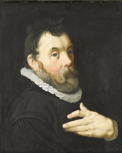 Retrato de un hombre de Aert Pietersz. (copy after)